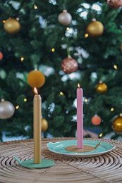 Portavelas LUNEdot con 3 velas