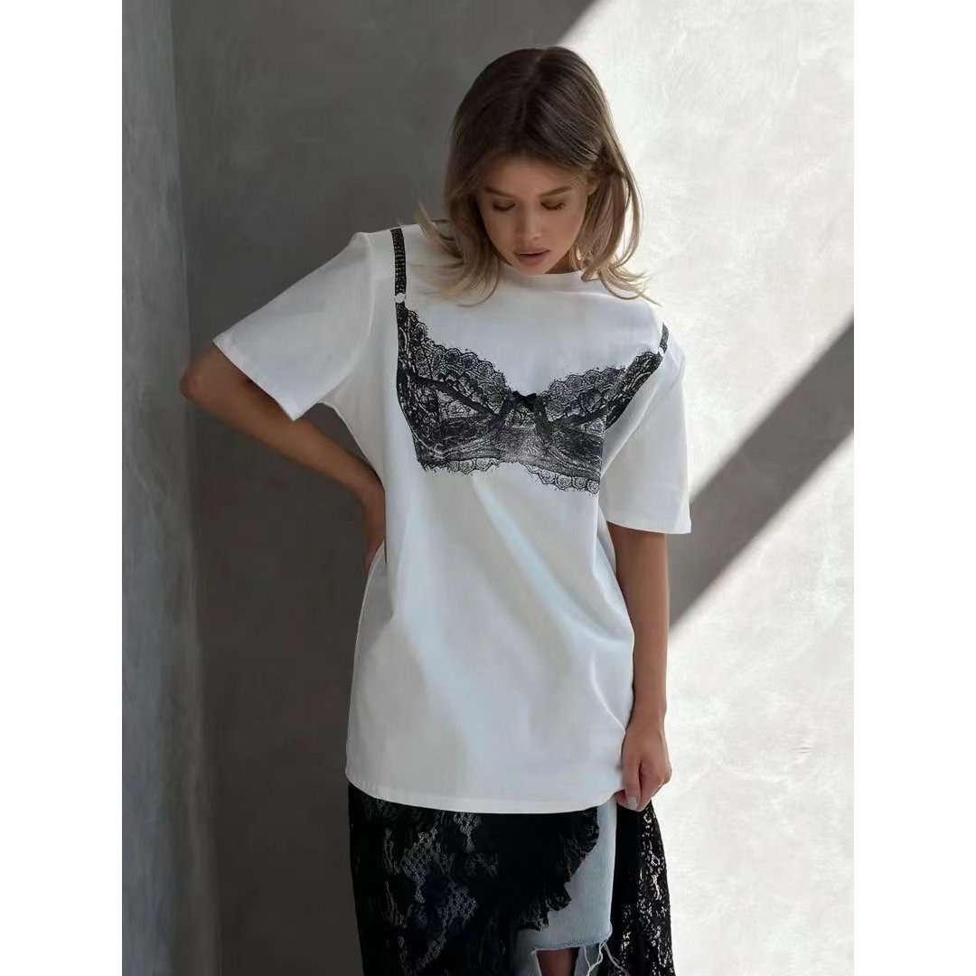 Women's Pure Cotton Short-sleeve T-shirt Top