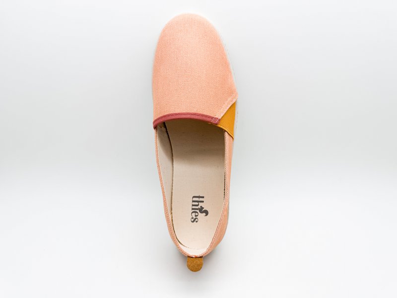 thies ® Organic Cotton Espadrille vegan apricot