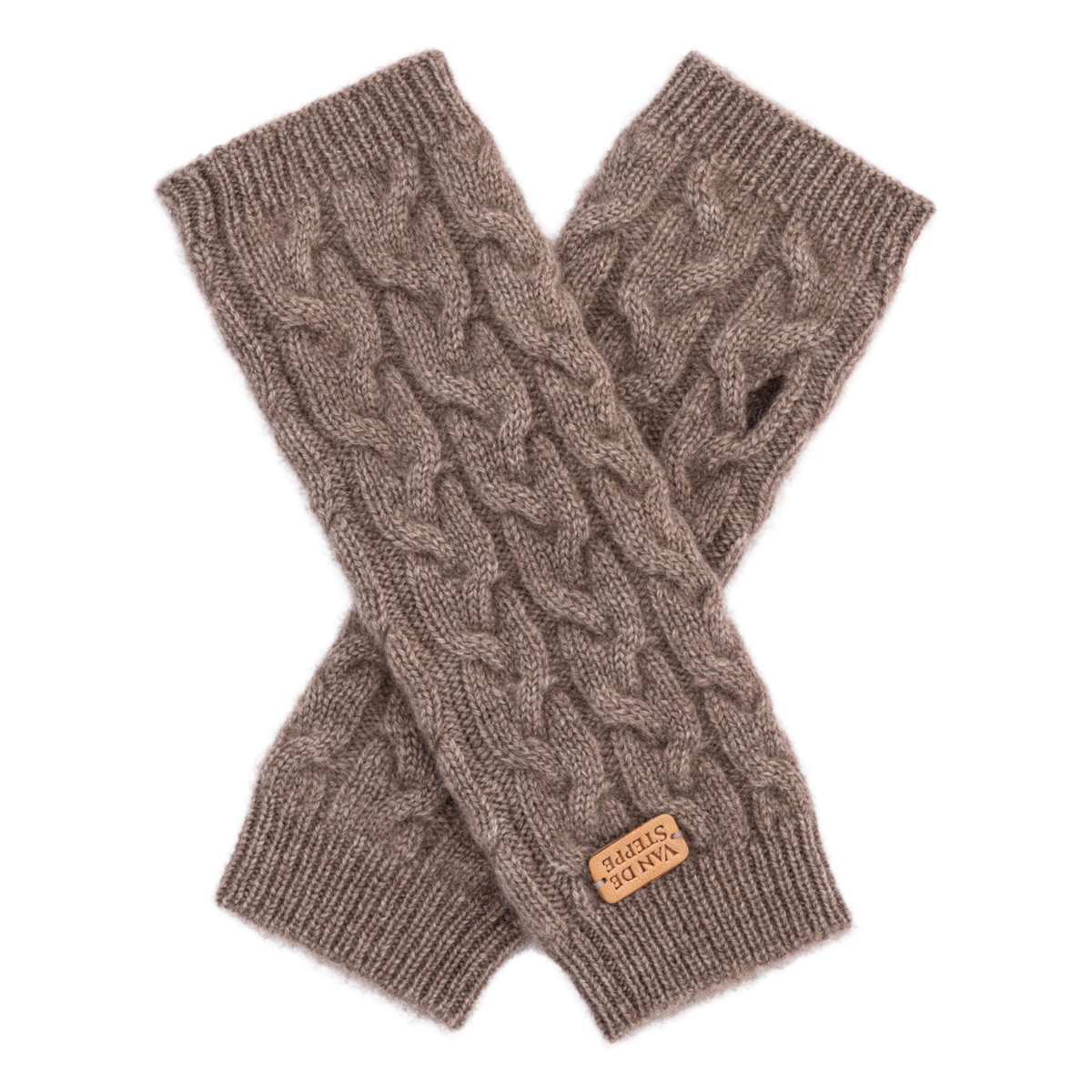 "Anou" Fingerless Cashmere Gloves