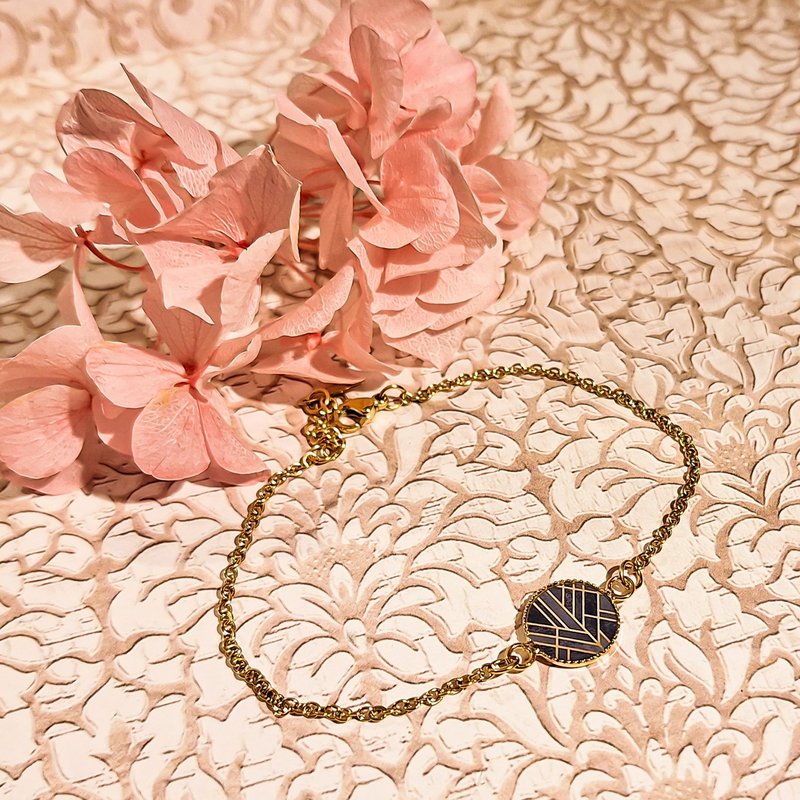 2 Bloemduo armbanden Art Deco Chainte Chevrons roestvrijstalen roestvrijstalen roestvrijstalen dagcadeau roestvrij