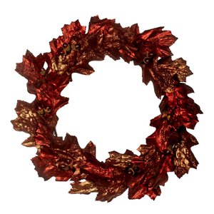 Metall.Oak Leaf/Acorn Wreath Burg/Brnz 60cm OTHMES