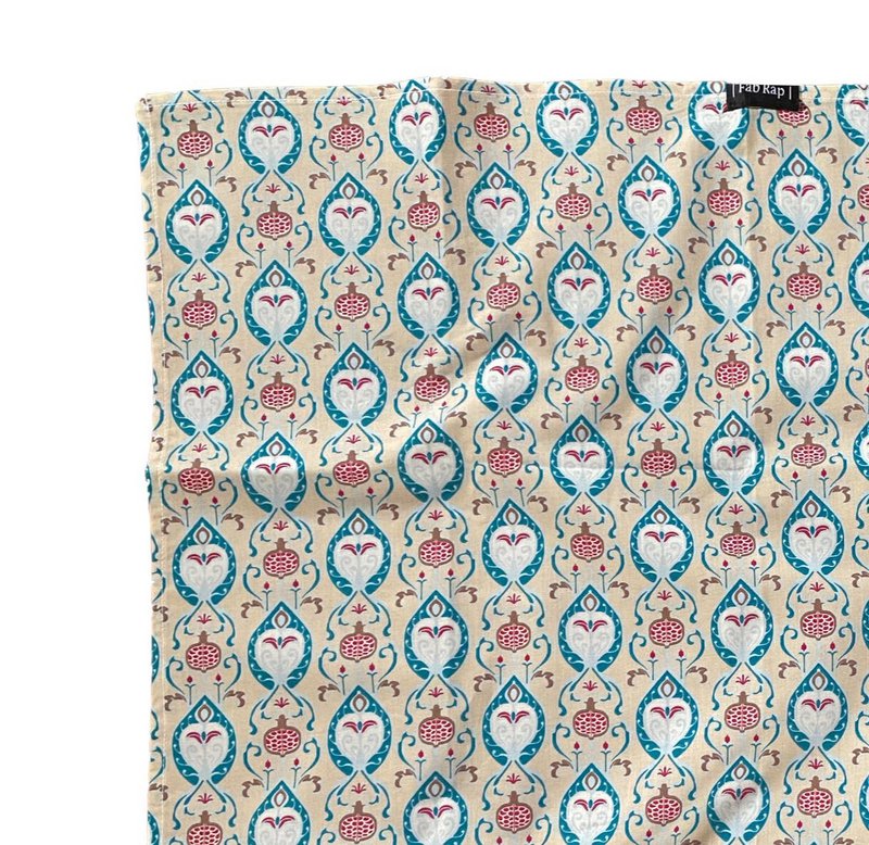 Furoshiki 3 størrelses bundt - enkeltsidet - teal - Fabrap