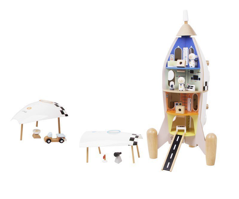 Rocket - Space base - 31x69x31cm