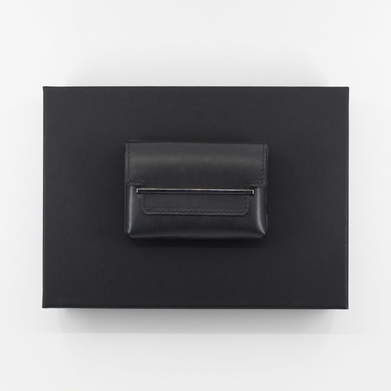 FRAME coin purse - black rhodium