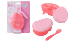 John Toy Baby Rose lunch box on card