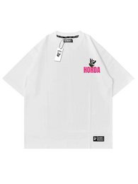 T-shirt Boxy Fit Bianca 100% Cotone Horda X3