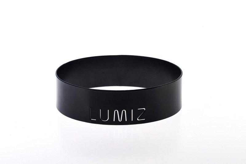 Anillo de metal Lumiz L - 18 cm - negro