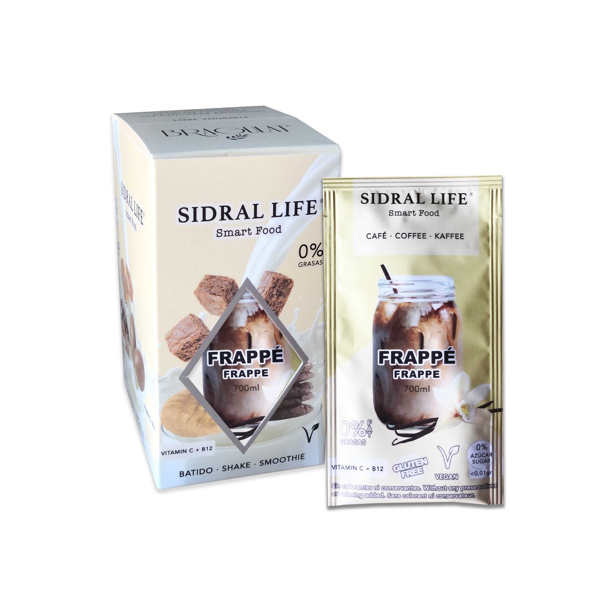 Frappé Coffee | Instant Drink | Sidral Life | 15 bags