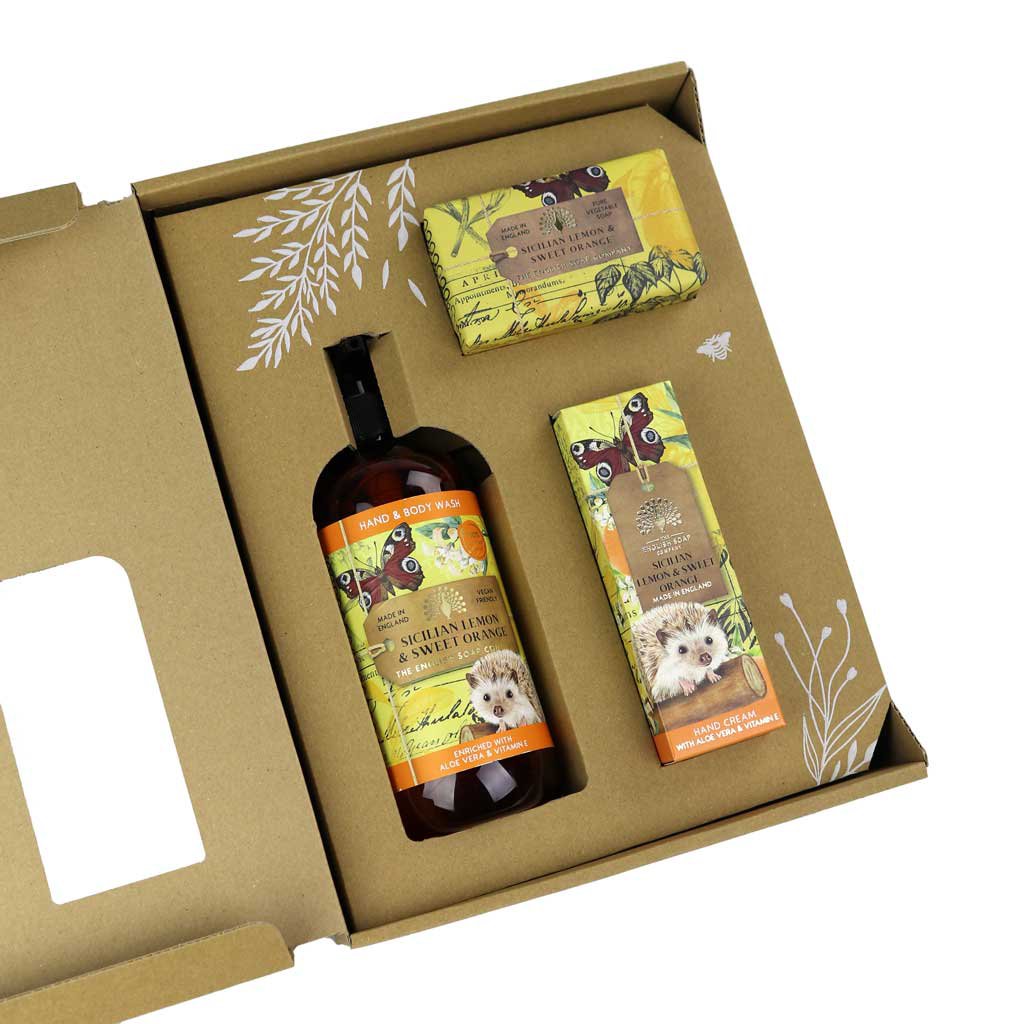 ENGLISH SOAP C° Hand & Body - Gift Set - Lemon & Orange