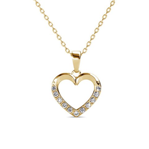 Pendentifs Lovett - DorÃ© et Cristal