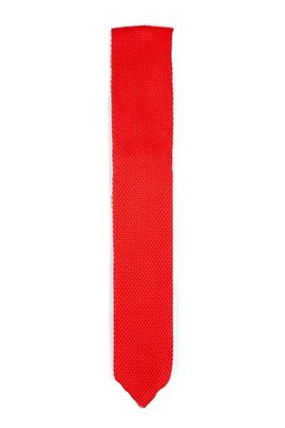 Pillar Box rote Strickkrawatte