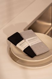 Natural bath towel (in set)