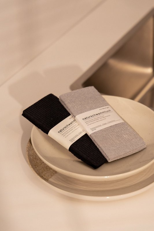Natural bath towel (in set)