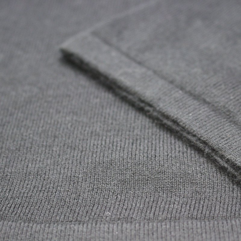 Jersey Henley T-Shirt schwarz Langarm St Tropez