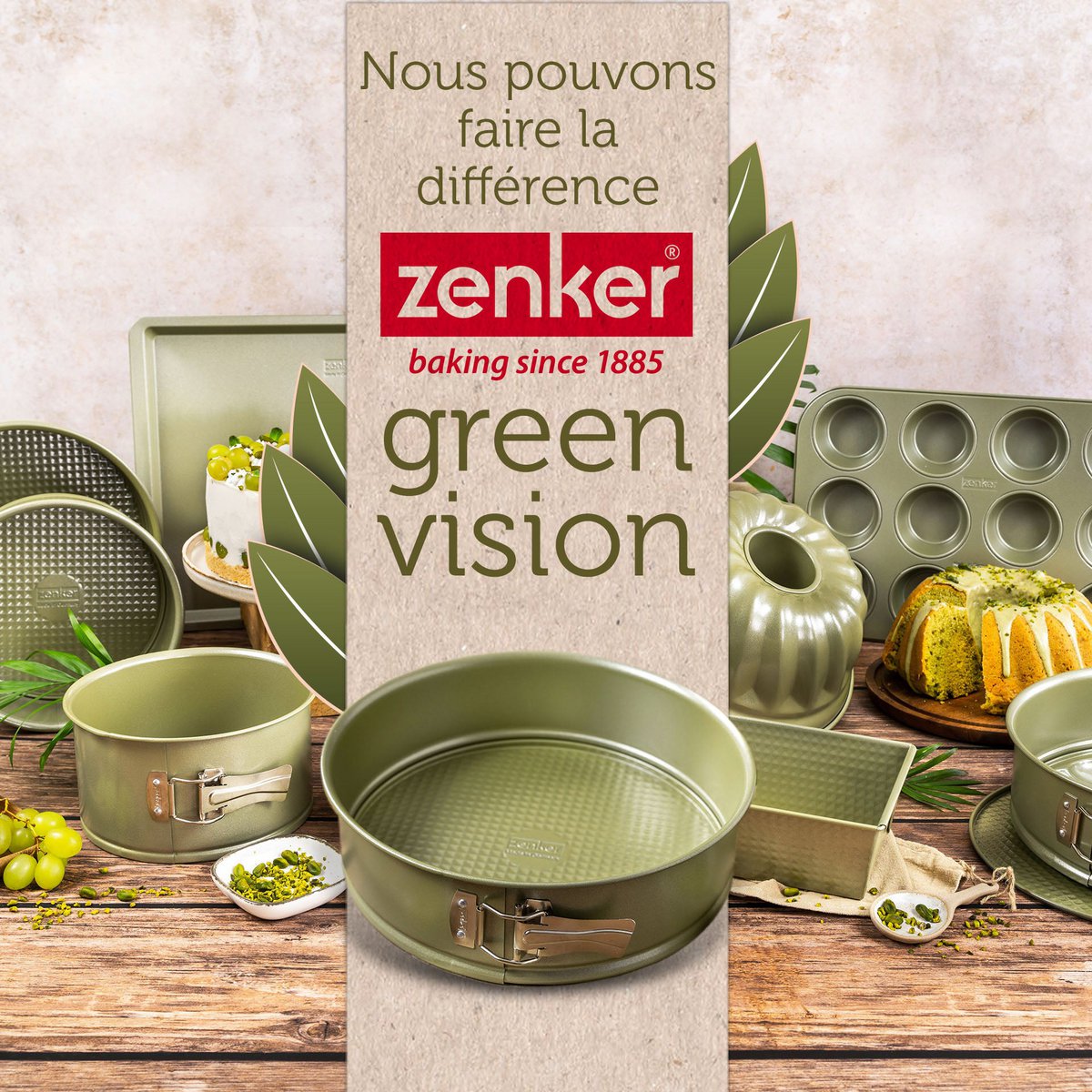 Springvorm springvorm 20 cm Zenker Green Vision