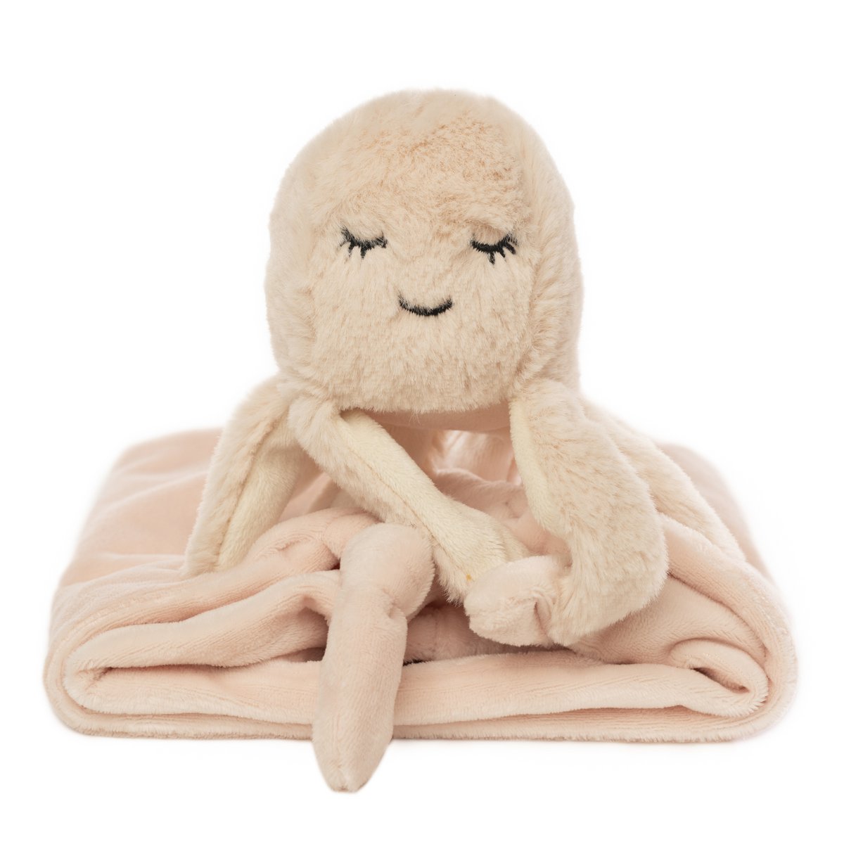 Cuddle Cloth – Octopus (baby rose)