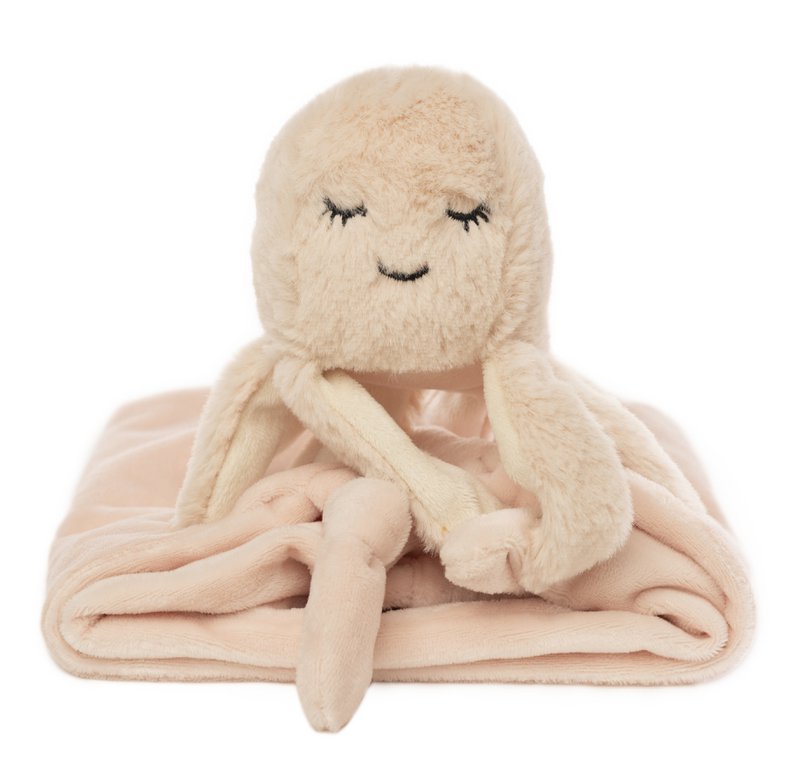 Cuddle Cloth – Octopus (baby rose)
