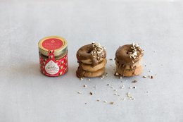 Burro di Mandorle e Nocciole con datteri e cacao, 210gr