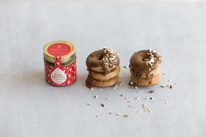 Burro di Mandorle e Nocciole con datteri e cacao, 210gr