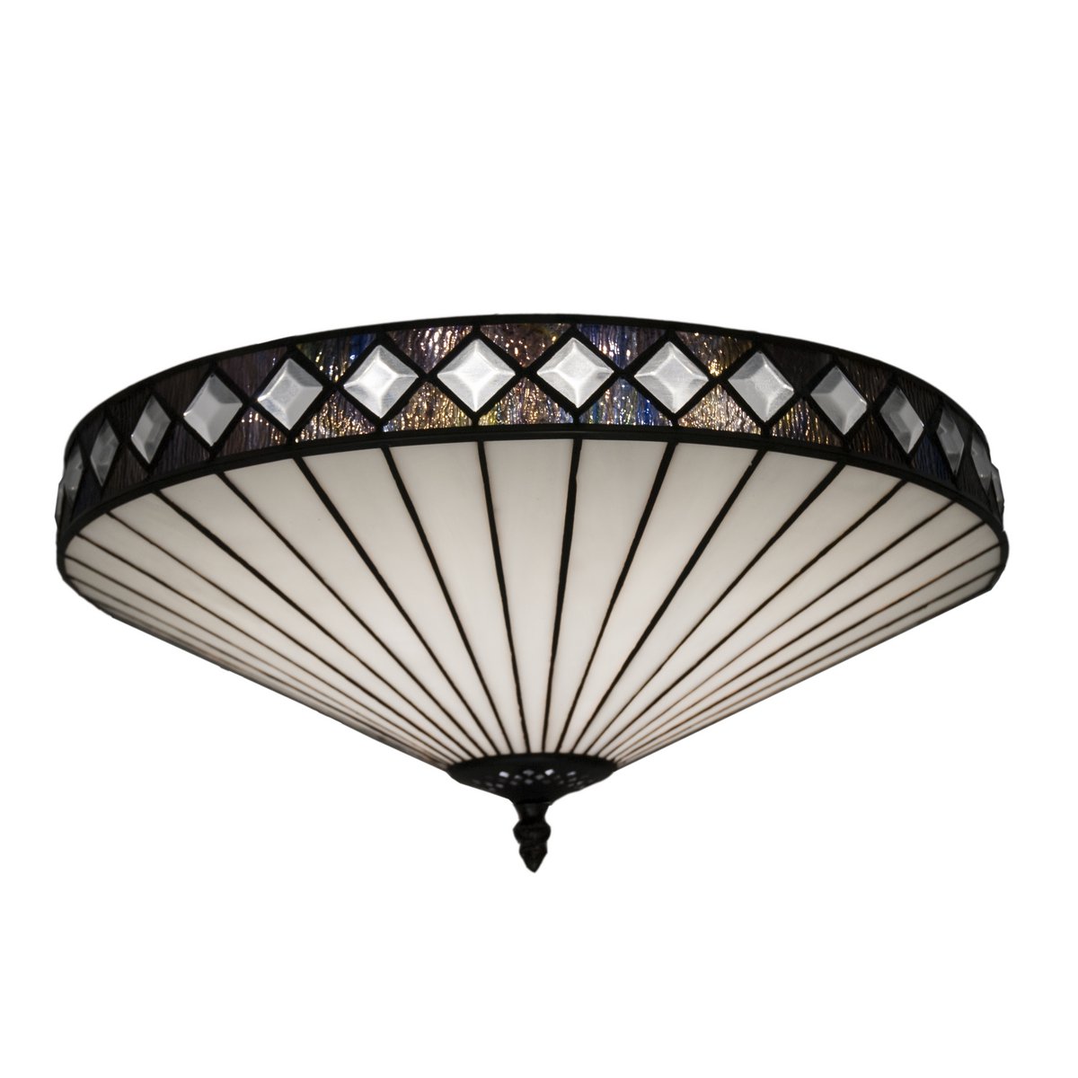 Deckenleuchte mit größerem Durchmesser 45 cm, Tiffany Ilumina-Serie LG290200