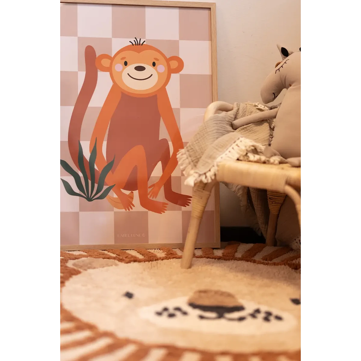Affiche chambre d'enfant - Monkey Don