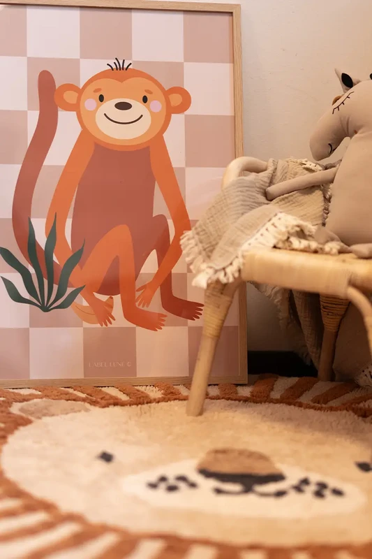 Plakat børneværelse - Monkey Don