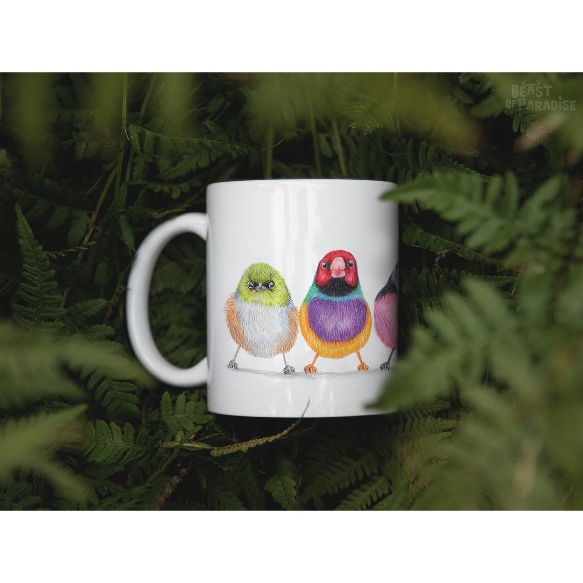 Keramische mok, Australische vogels, grappige mokken, dierenmok