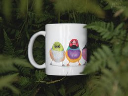 Keramische mok, Australische vogels, grappige mokken, dierenmok