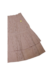 Jupe Funkle Warm Taupe – Broderie de Coton – Mode Enfant Haut de Gamme