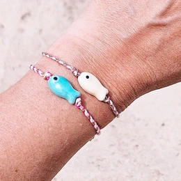 Armbånd fisk blå