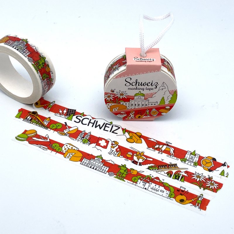 Cinta adhesiva / washi tape "Suiza" City Tapes