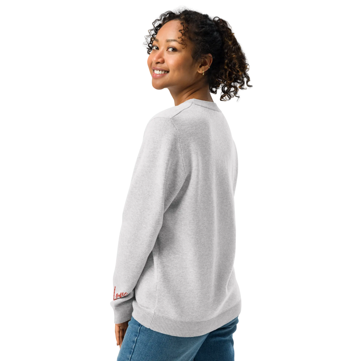 Heart - Pull col rond tricoté BLEACH