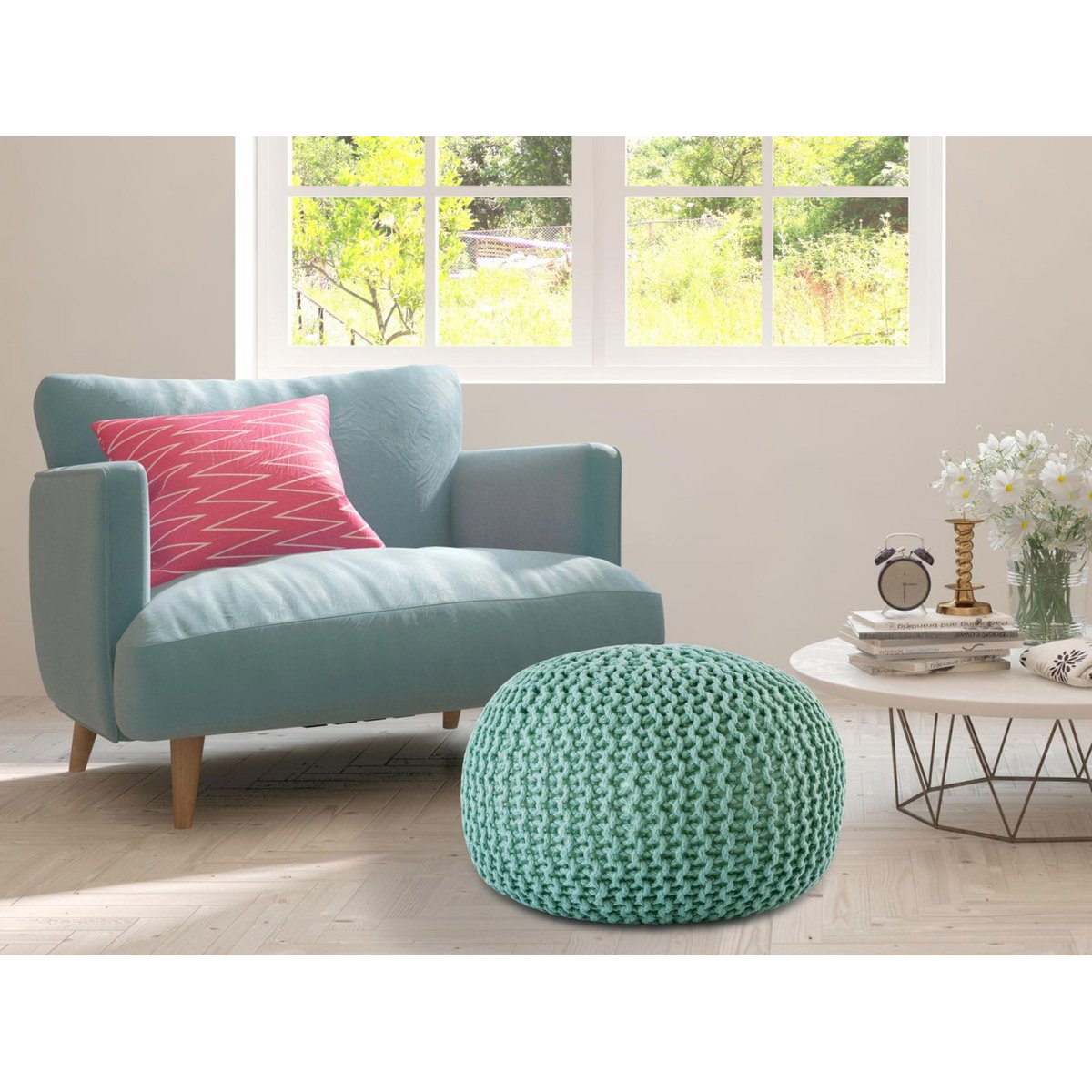 Pouf Outdoor Ø55cm stoel Pouf Terrace Pool Garden