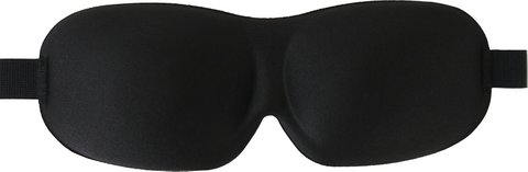 WS Gevreden oogmasker zwart