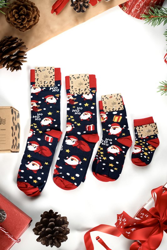 Christmas Santa Claus Socks for Kids