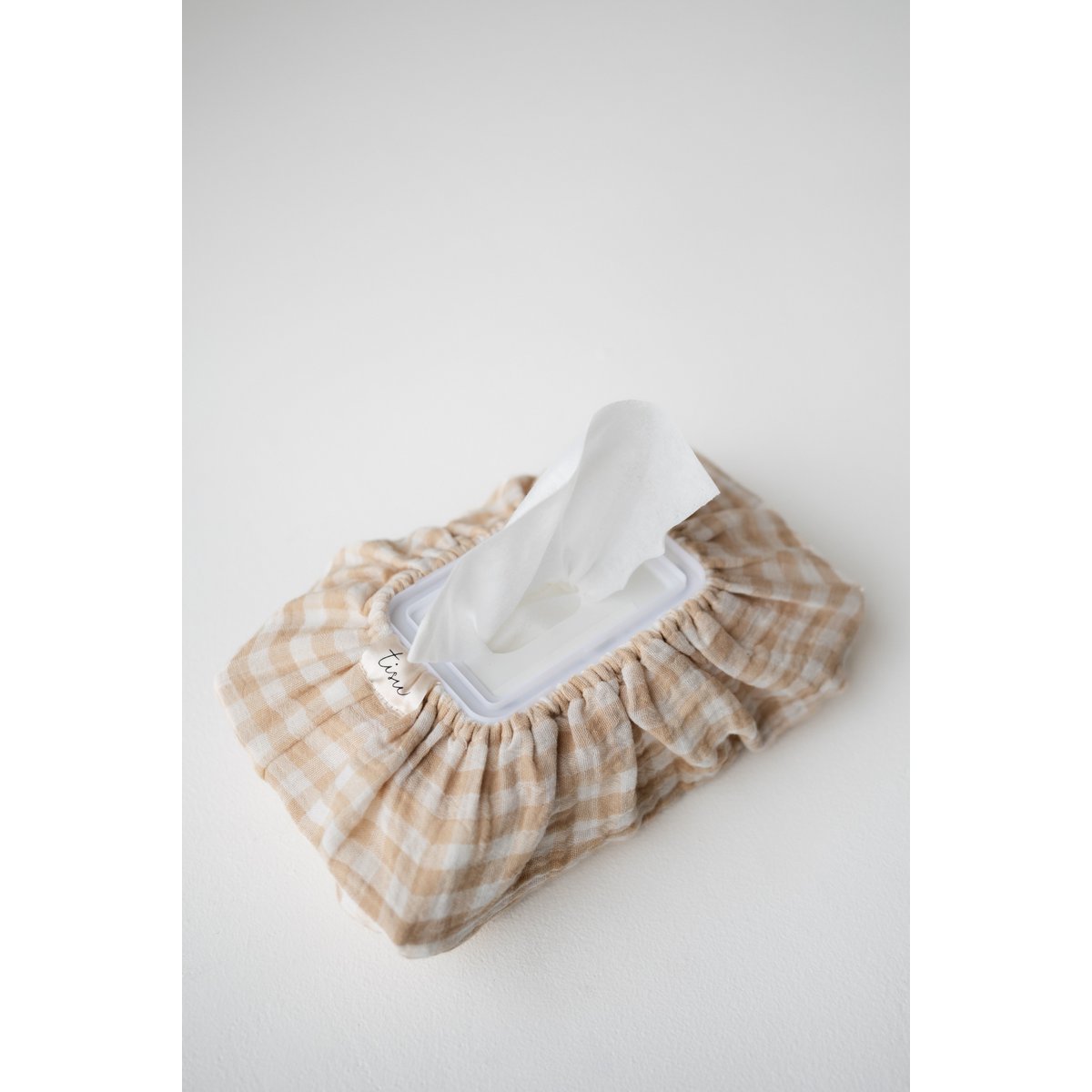 Copertina di salviette per bambini Tisu, collezione Gingham
