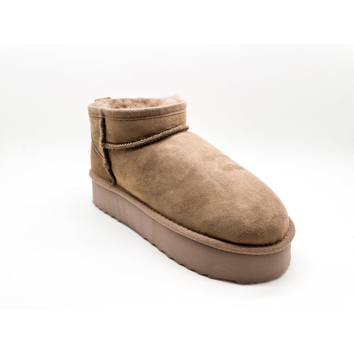 thies 1856 ® Platform Shorty Boots elephant grey