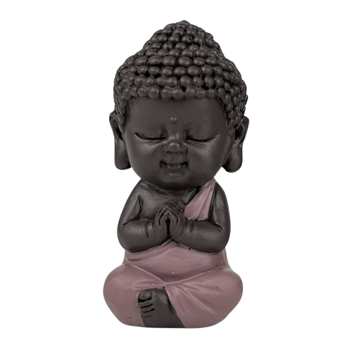 Buddha Statuette – Pink Toga – Zen and Feng Shui Decoration – Spiritual and Relaxed Atmosphere – Decorative Gift Idea
