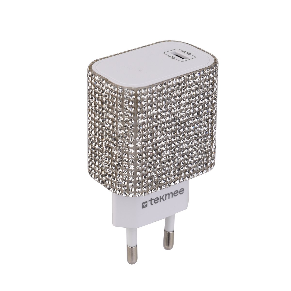 Silber -Strass -Ladegerät - 20W, schnelle Last
