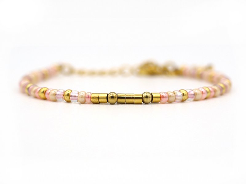 morse code armband mama roze, zilver of goud roestvrijstaal