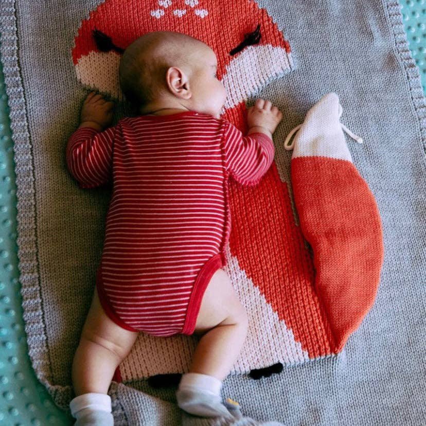 Annie & Charles® fox babytæppe