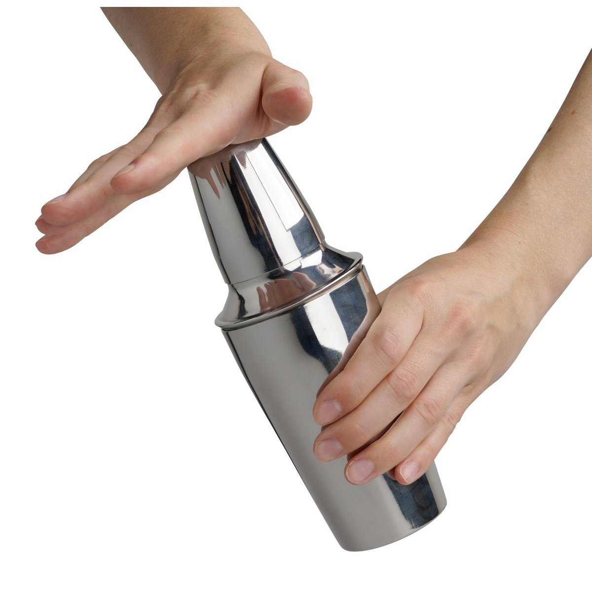 Edelstahl-Cocktailshaker-Set 400 ml und Alkoholmessbecher 2 cl und 4 cl Fackelmann Bar Concept