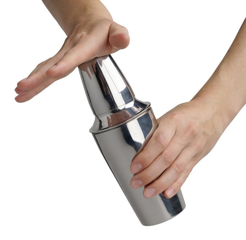 Stainless Steel Cocktail Shaker Set 400 ml and Alcohol Jigger 2 cl and 4 cl Fackelmann Bar Concept