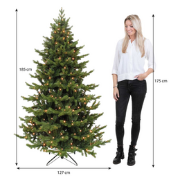 Árbol de Navidad artificial iluminado Sherwood Verde