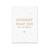 Kaart Zomaar | Goudfolie