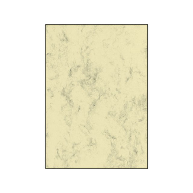 Designpapir Seal A4 200gr marmorbeige pakke med 50 ark