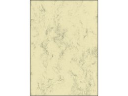 Designpapir Seal A4 200gr marmorbeige pakke med 50 ark