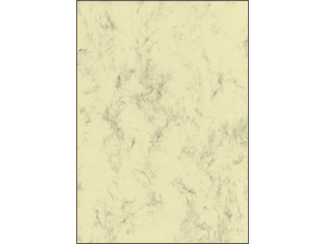 Designpapir Seal A4 200gr marmorbeige pakke med 50 ark
