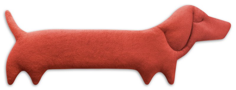 Bio-Körnerkissen mikrowellengeeignet, Wärmekissen für Nacken & Schulter, Hund Dackel